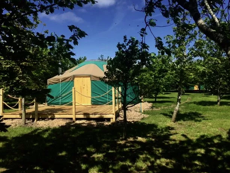 Cloudhouse Glamping Yurt exterior - The Glamping Association