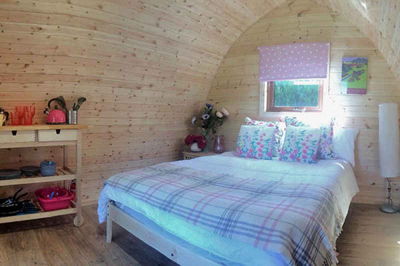 Back of Beyond touring park glamping interior