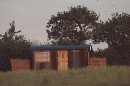 Elmley Nature Reserve Shepherds Hut Glamping