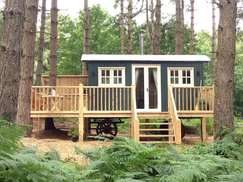 Happy Valley Norfolk Glamping Shepherd's Hut