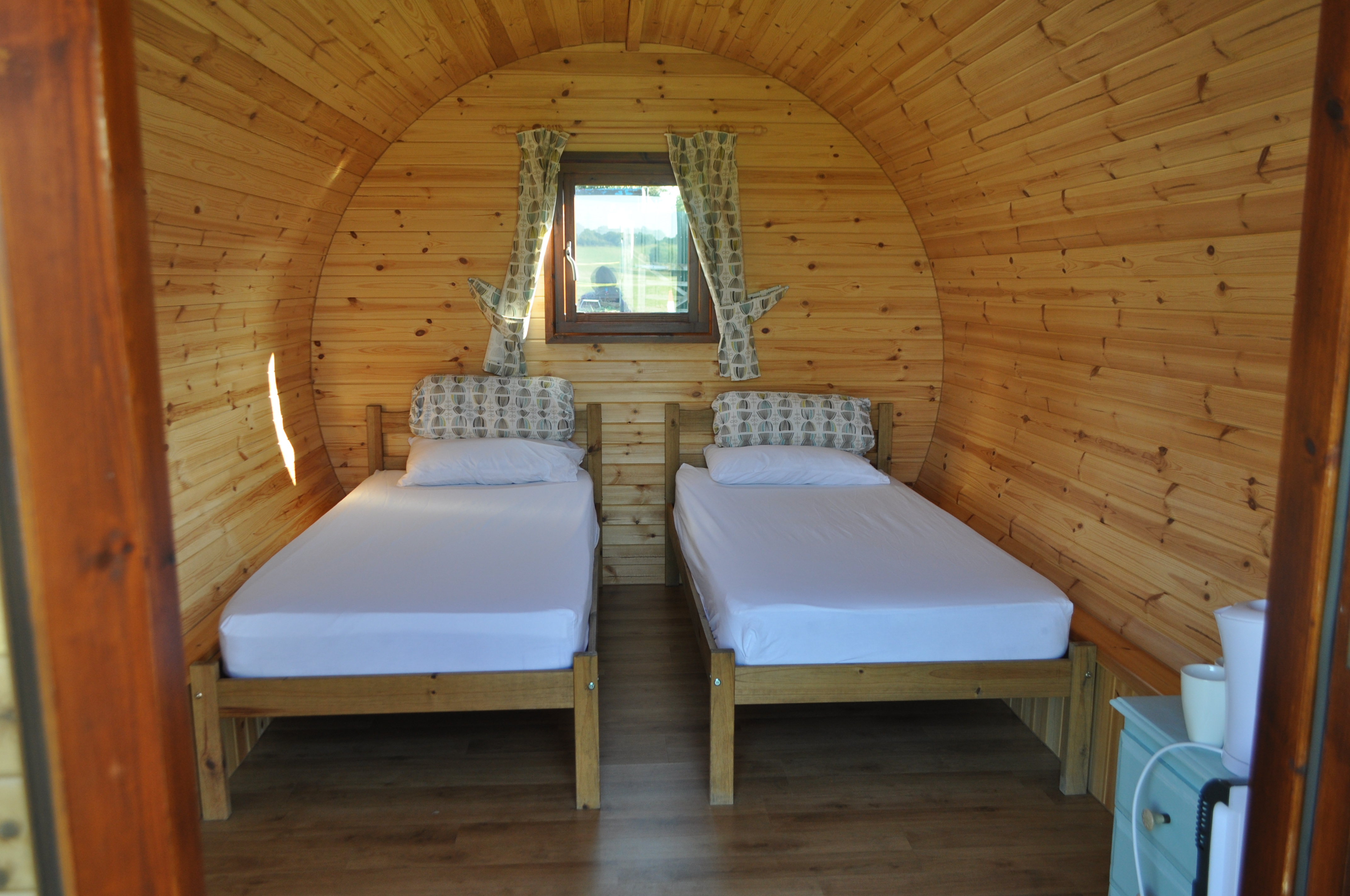 Iron Gorge Camping glamping pod interior