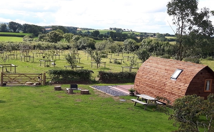 Larkworthy Farm Wigwams Glamping Pod