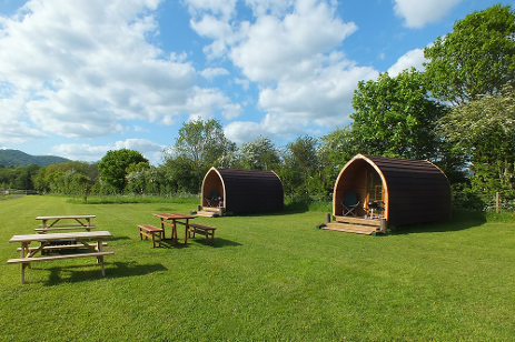 Rosebud Meadow glamping Pods