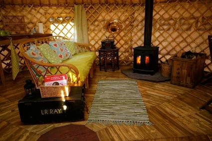 Ashlack Yurts interior