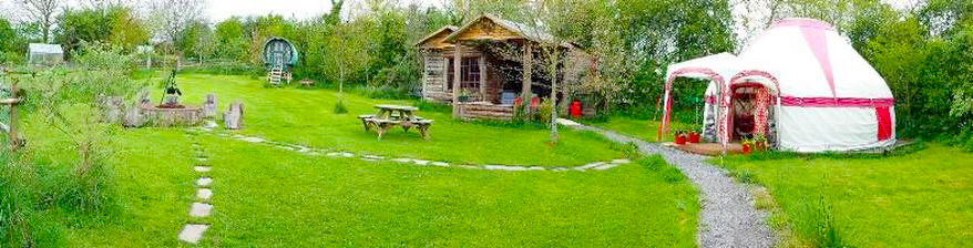 Somerset Garden Yurt & Gypsy Caravan